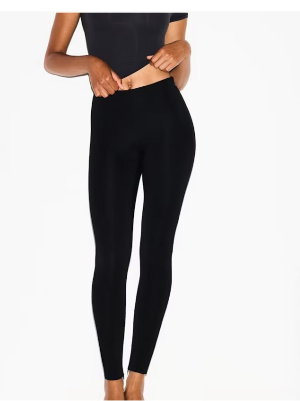 SKIMS Sculpting High-Waist Leggings — Black